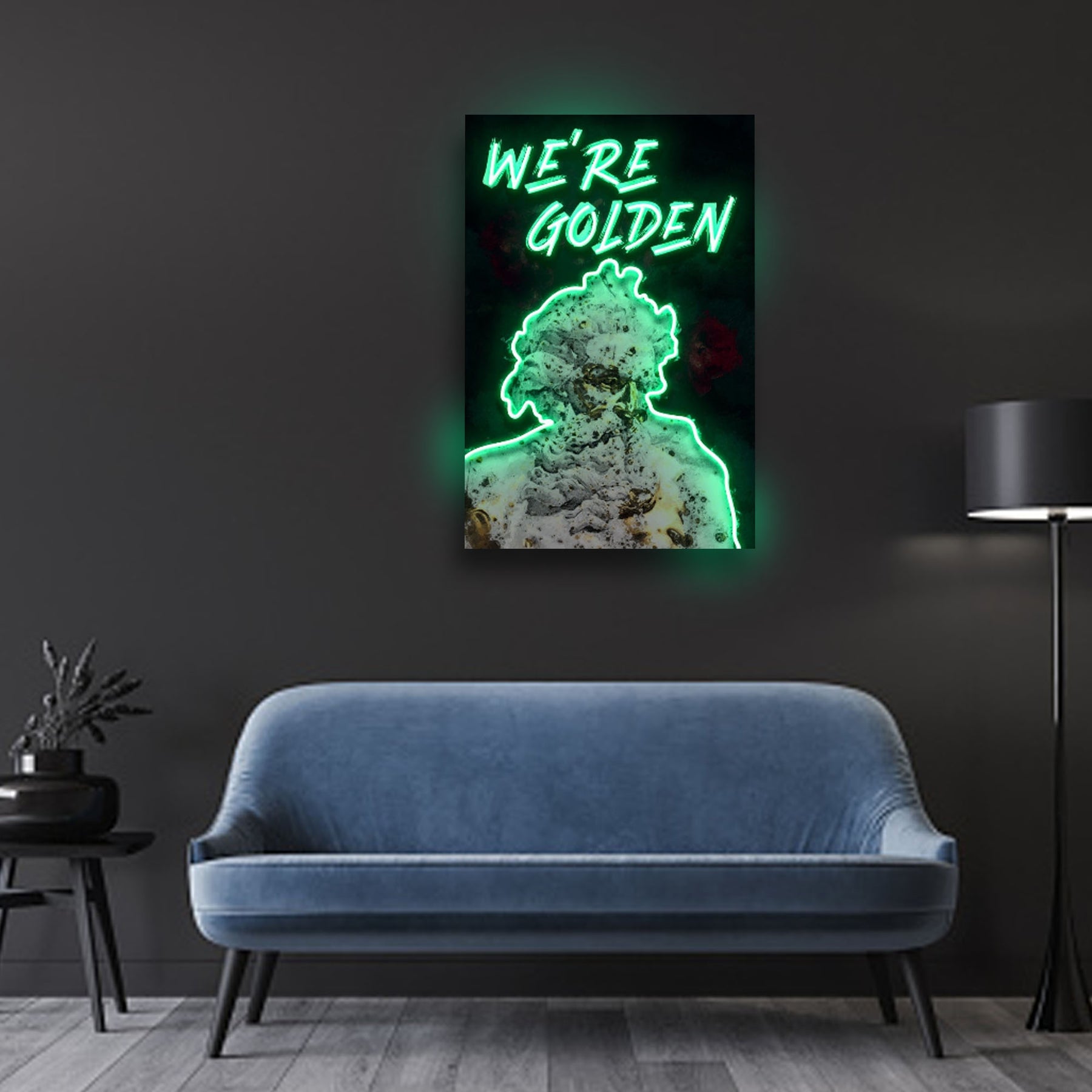 "We're Golden" Neon x Acrylic Artwork