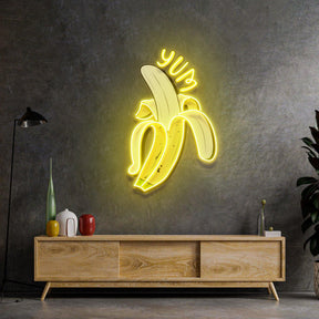 Yum Banana Led Neon Acrylic Artwork
