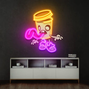 Zombie Cup Led Neon Acrylic Artwork