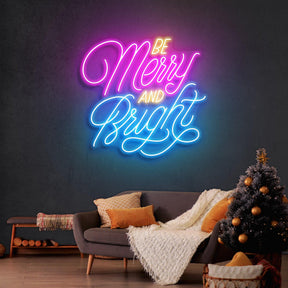 Be Merry And Christmas Neon Sign