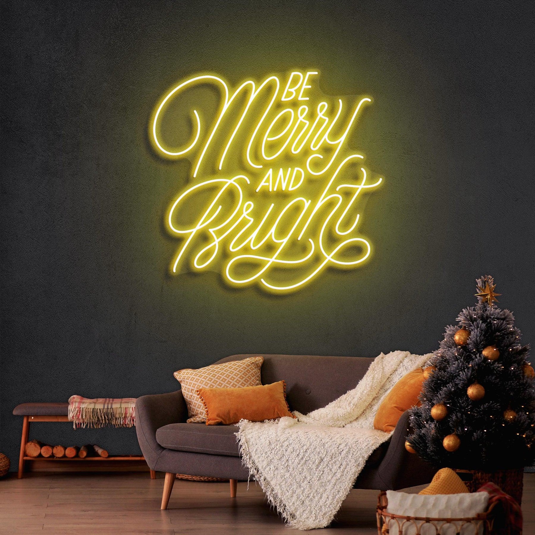 Be Merry And Christmas Neon Sign