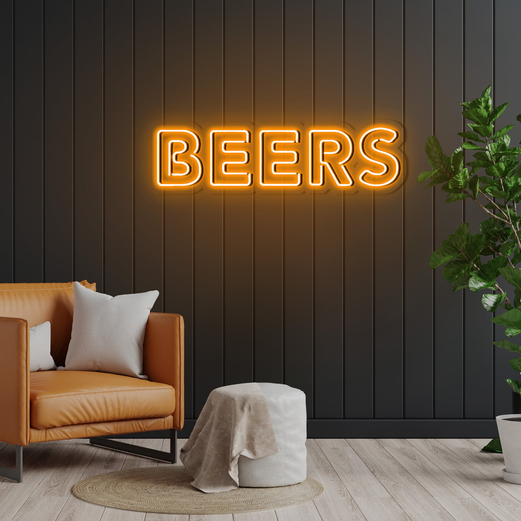 Beers neon sign