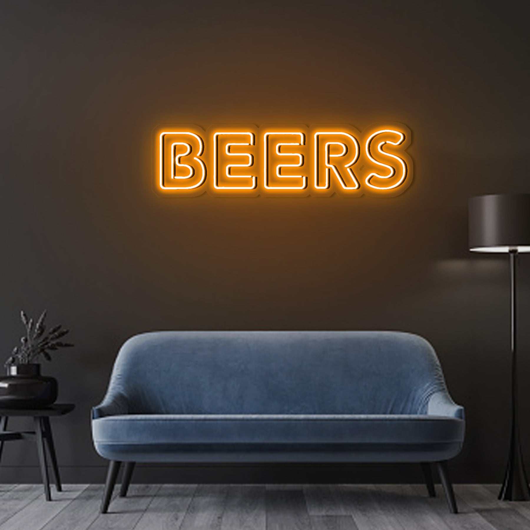 Beers neon sign