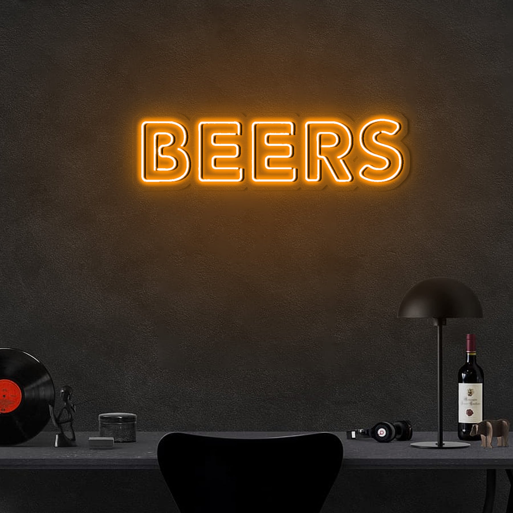 Beers neon sign