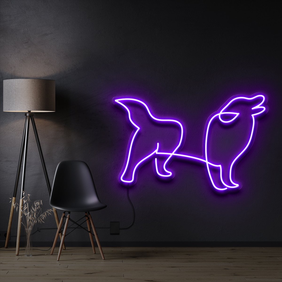 "Border Collie" Neon Sign