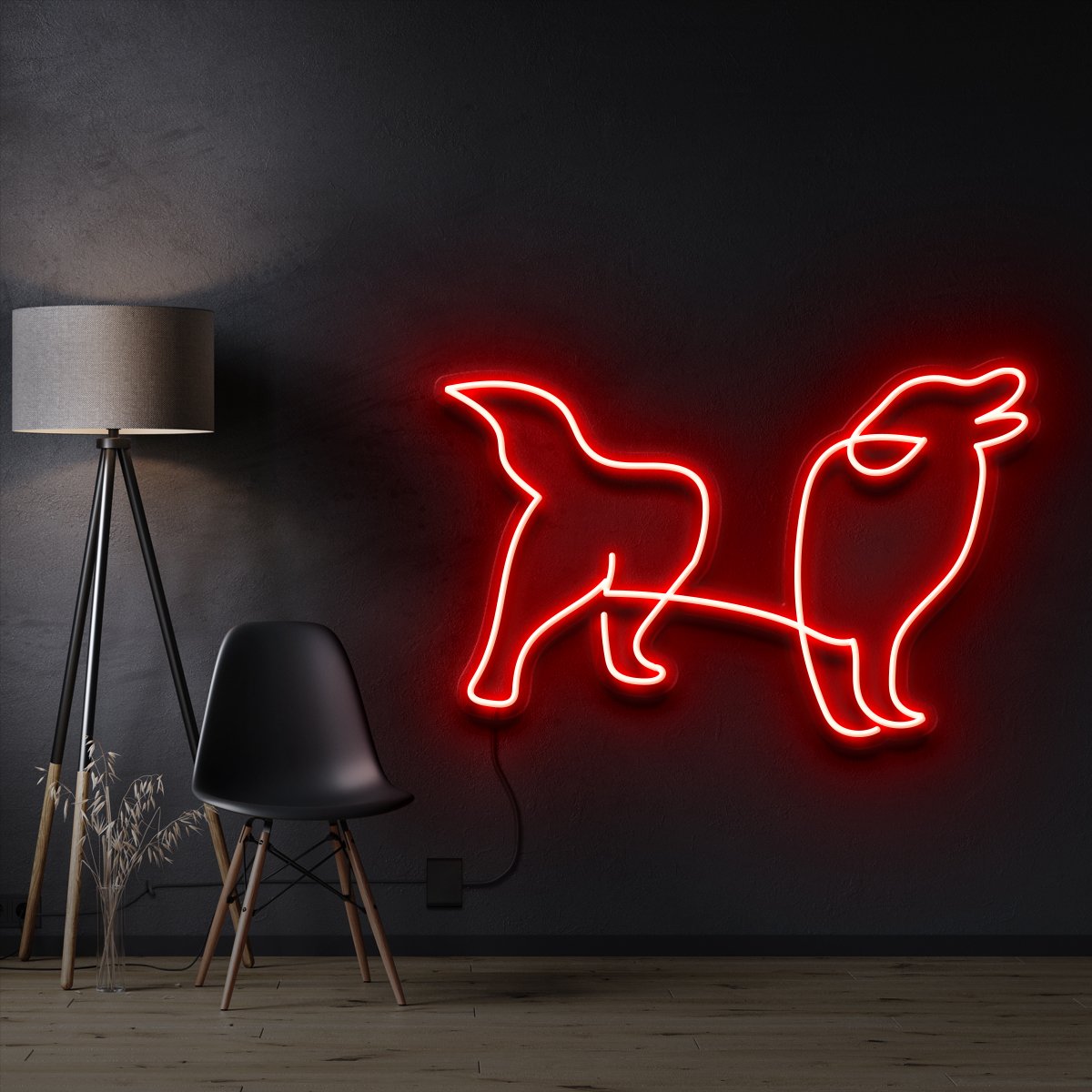 "Border Collie" Neon Sign