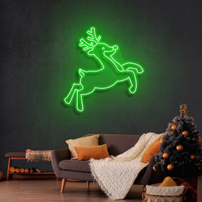 Christmas Deer Neon Sign