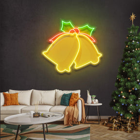 Christmas Double Bell Neon Sign