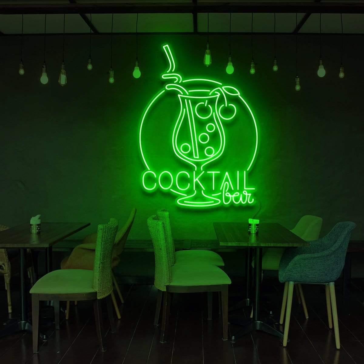 "Cocktail Bar" Neon Sign for Bars & Restaurants