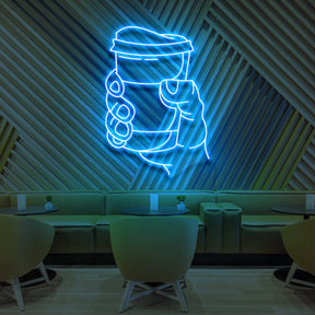 "Cup O' Joe" Neon Sign for Cafés
