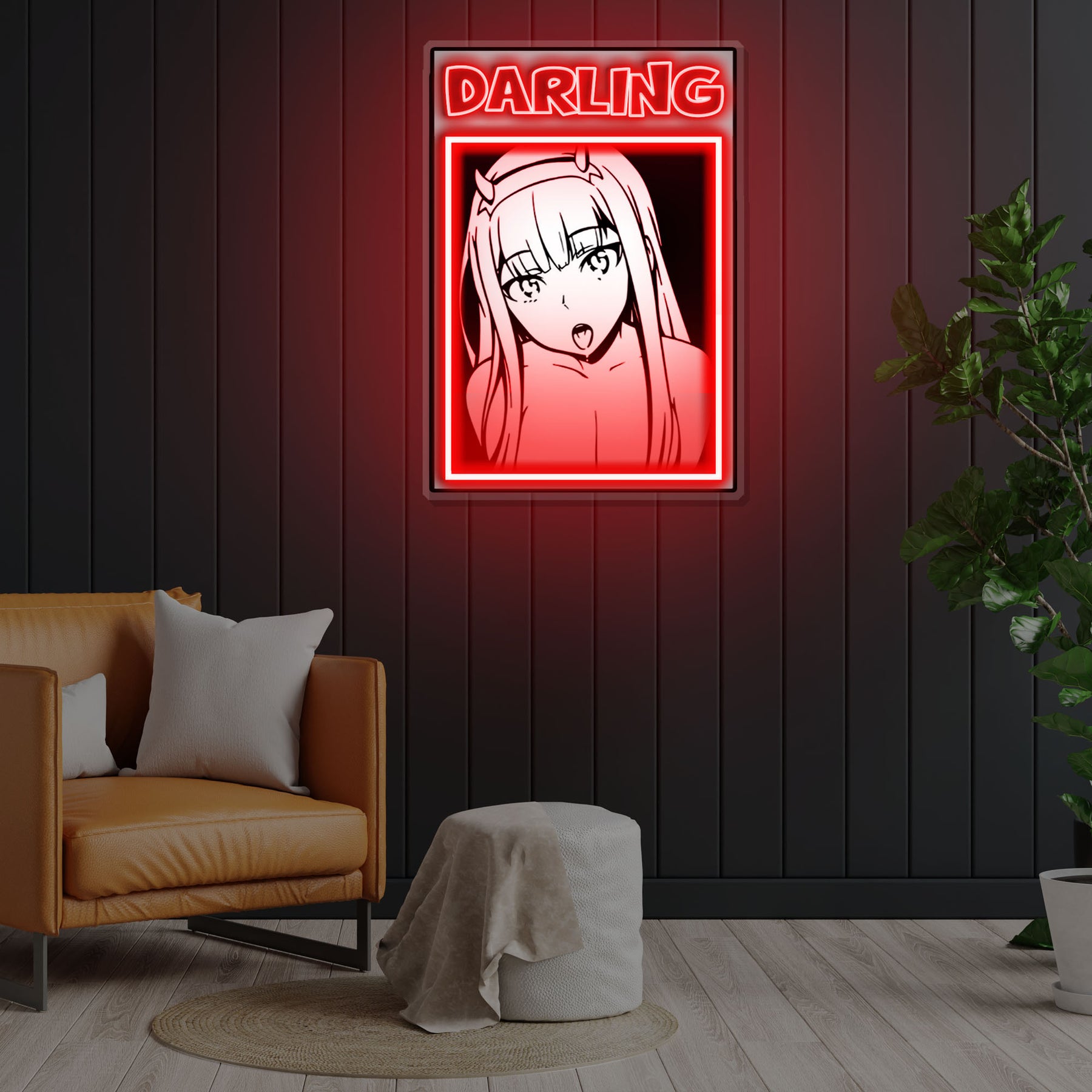 "Darling" Neon x Acrylic Artwork