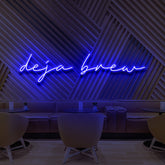 "Deja Brew" Neon Sign for Cafés
