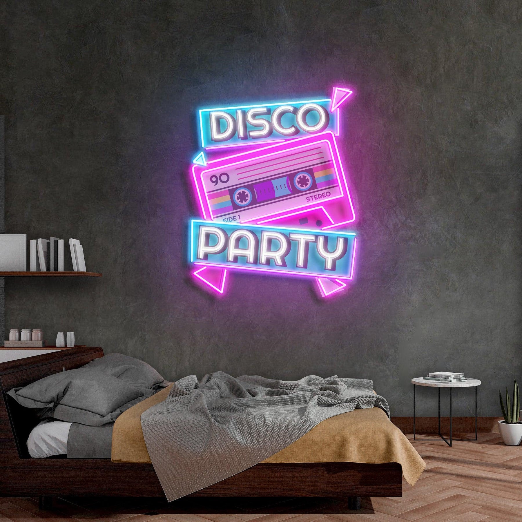 Disco Party Led Neon Acrylic Artwork