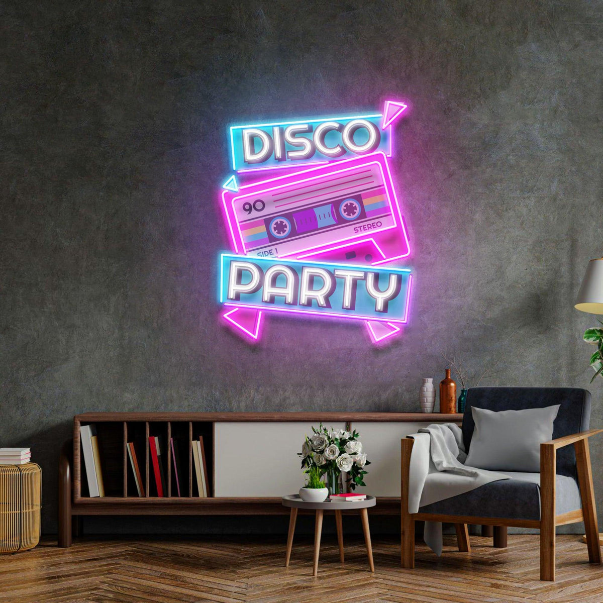 Italia Pop Design  Insegna NEON LED Disco Fever