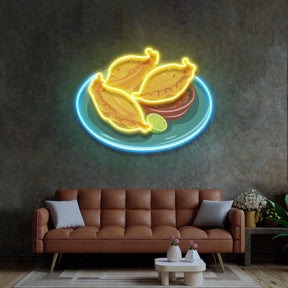 Empanada LED Neon Sign Light Pop Art
