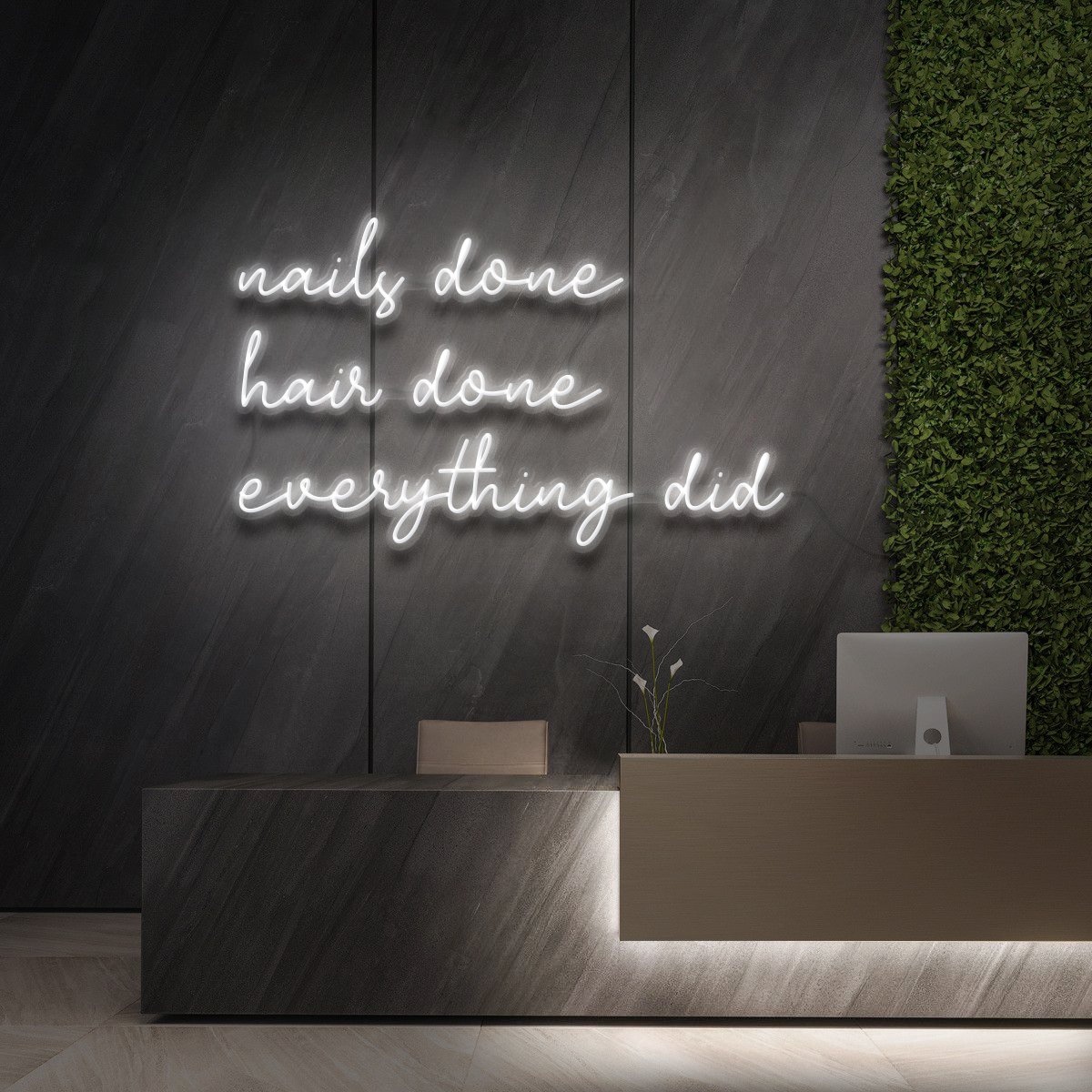 "Everything Did" Neon Sign for Beauty & Cosmetic Studios