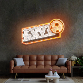 Football LED Neon Sign Light Pop Art