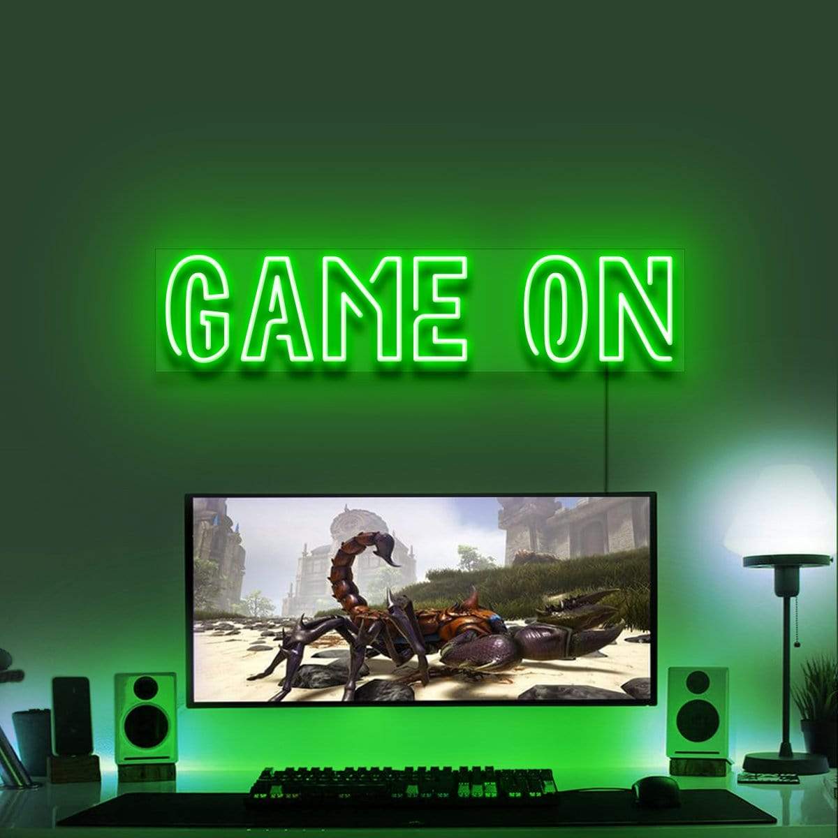 "Game On" Gaming Neon Sign