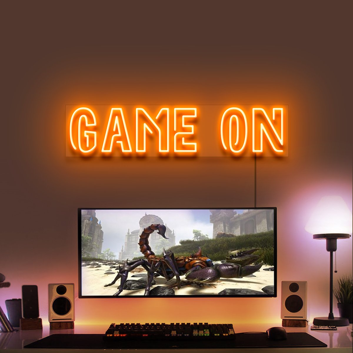 "Game On" Gaming Neon Sign