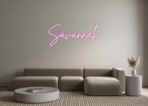 Custom Neon: Savannah