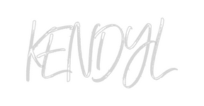 Custom Neon: KENDYL