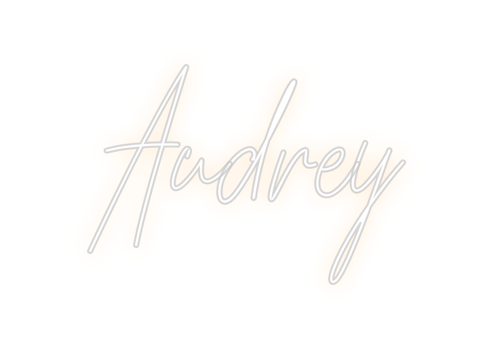 Custom Neon: Audrey