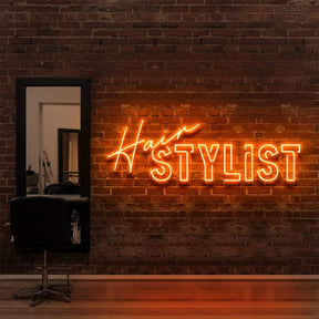 "Hair Stylist" Neon Sign for Hair Salons & Barbershops