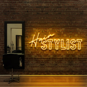 "Hair Stylist" Neon Sign for Hair Salons & Barbershops