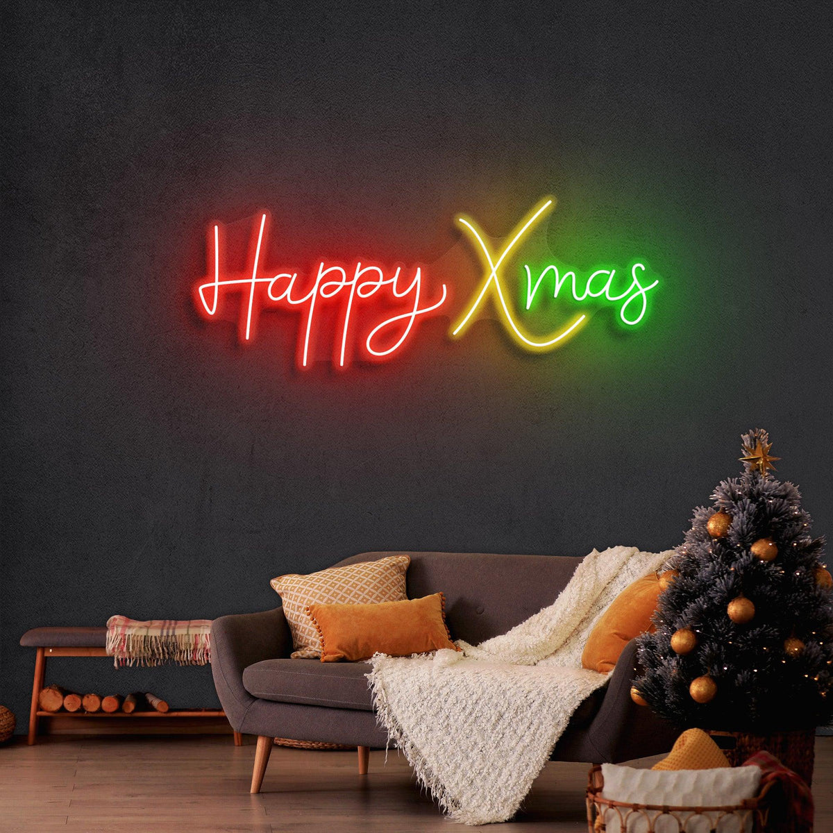 Happy Xmas Neon Sign