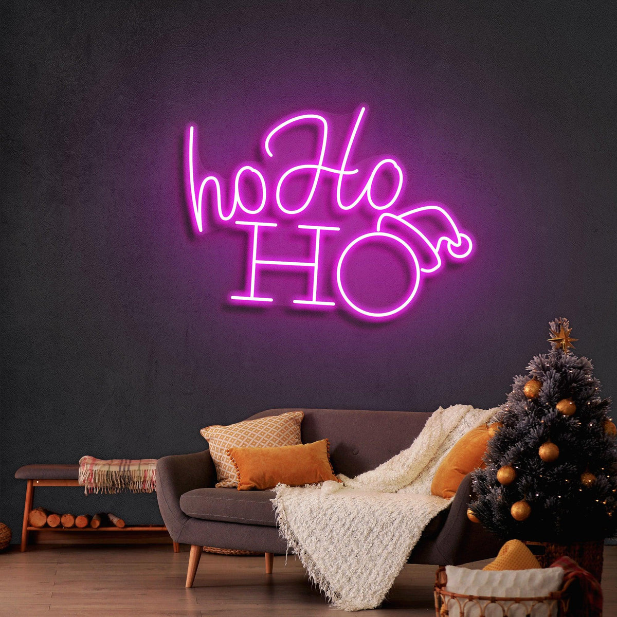 HoHoHo Xmas Neon Sign