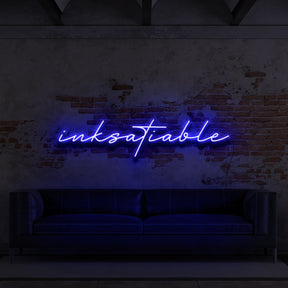 "Inksatiable" Neon Sign for Tattoo Parlours