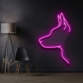 "Kelpie Dog" Neon Sign