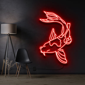 "Koi Fish V2" Neon Sign