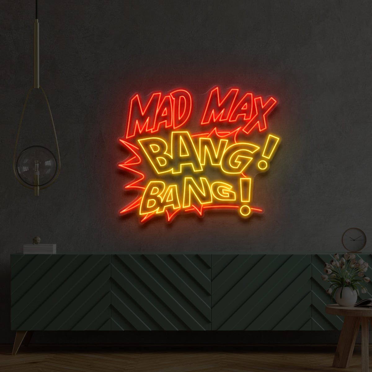 "Mad Max Bang Bang" Custom Neon Sign