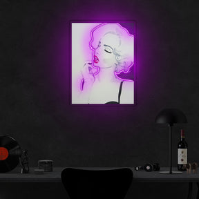 Marilyn Monroe Neon x Acrylic Artwork