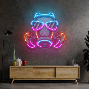 Mask LED Neon Sign Light Pop Art