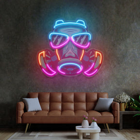Mask LED Neon Sign Light Pop Art