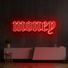 "Money" Neon Sign