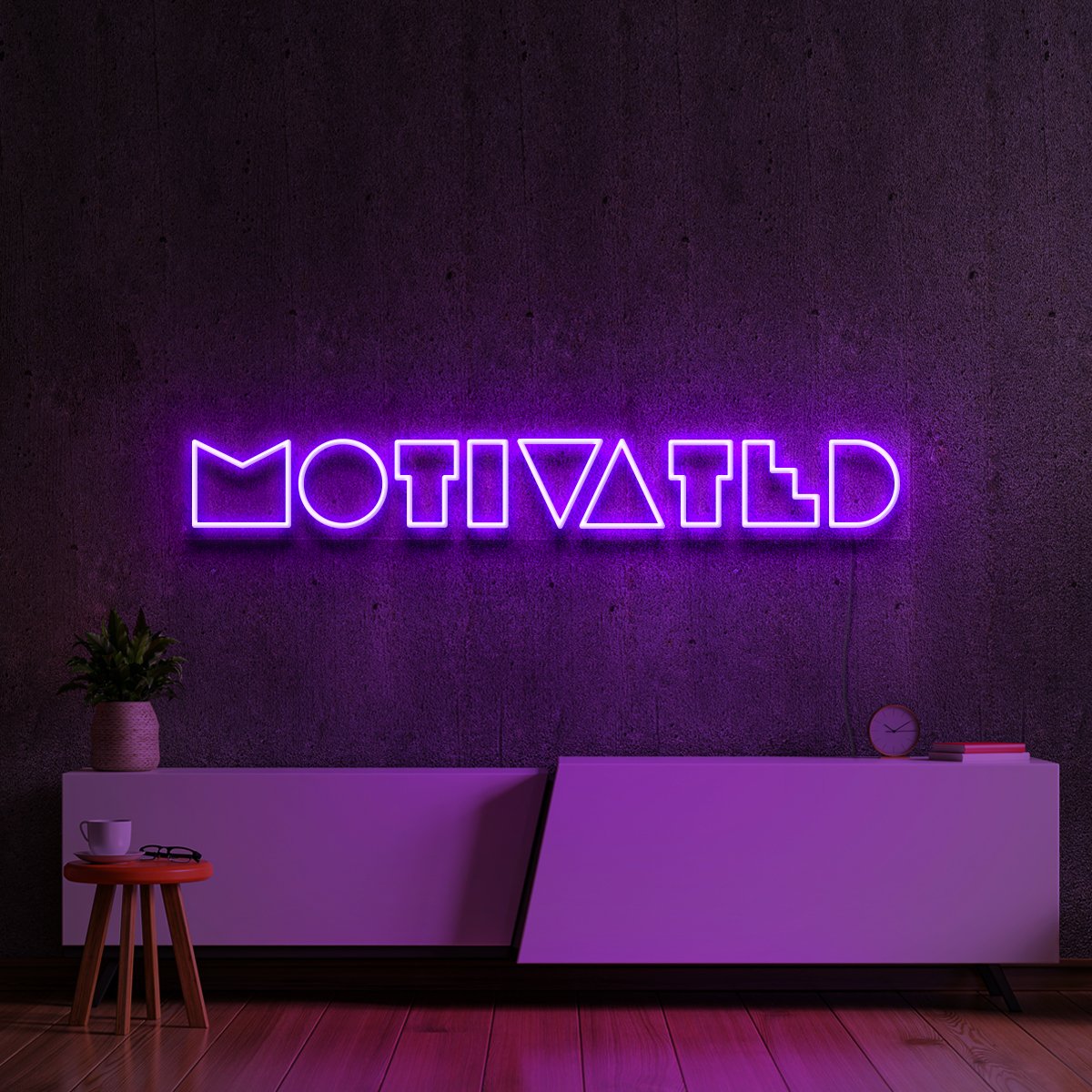 "Motivated" Neon Sign