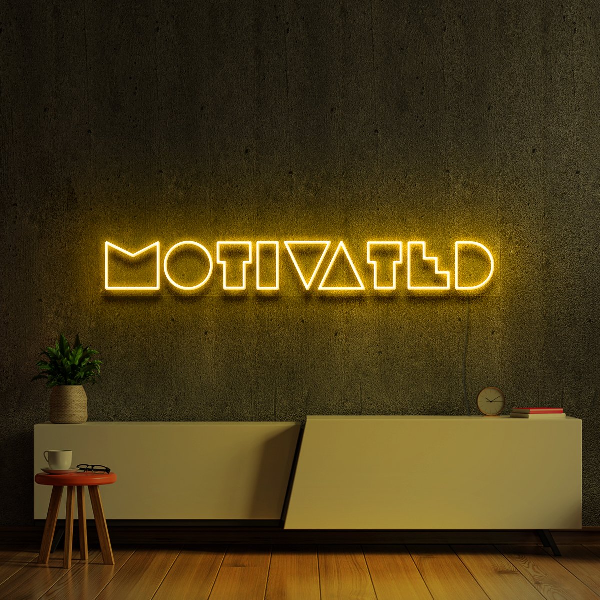 "Motivated" Neon Sign