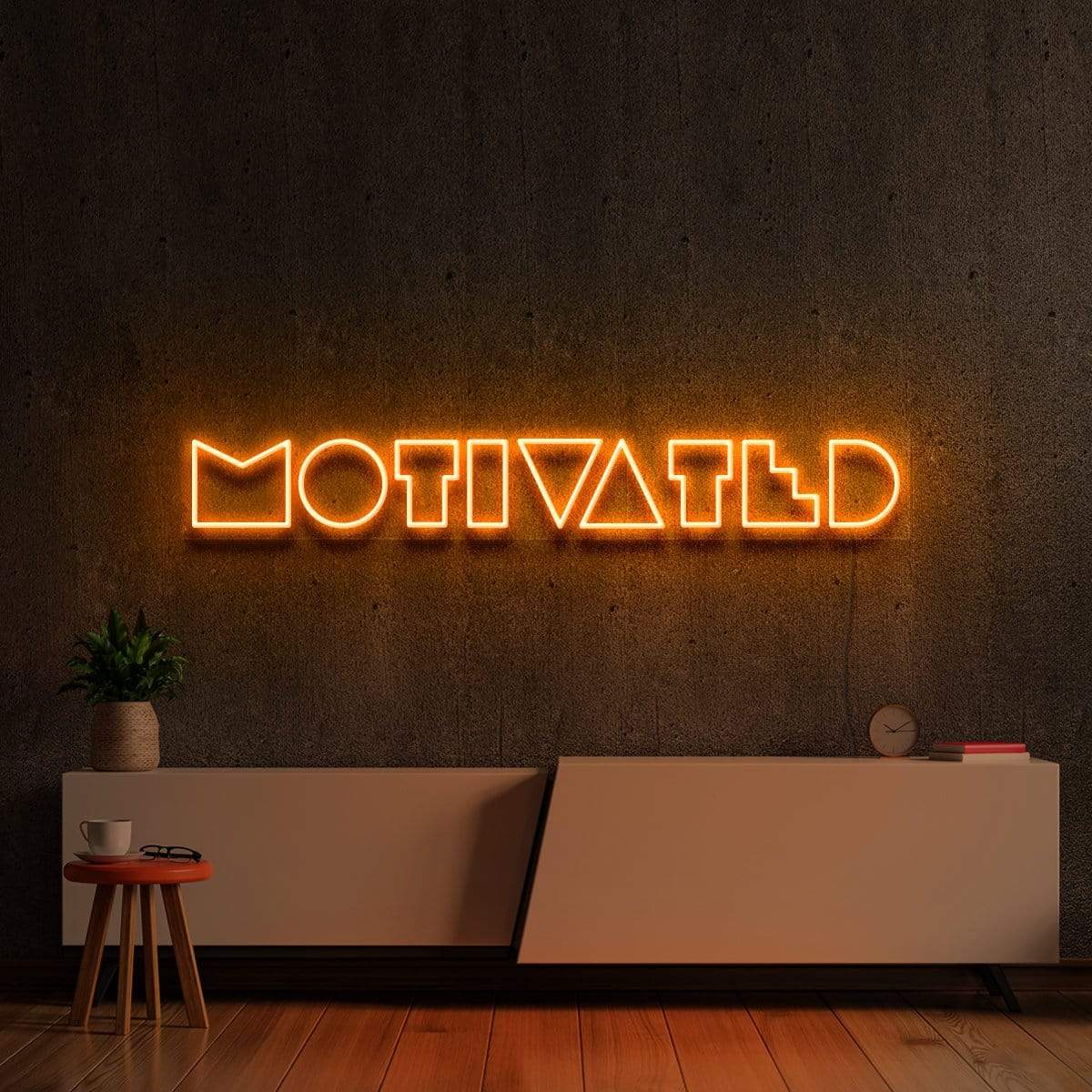 "Motivated" Neon Sign