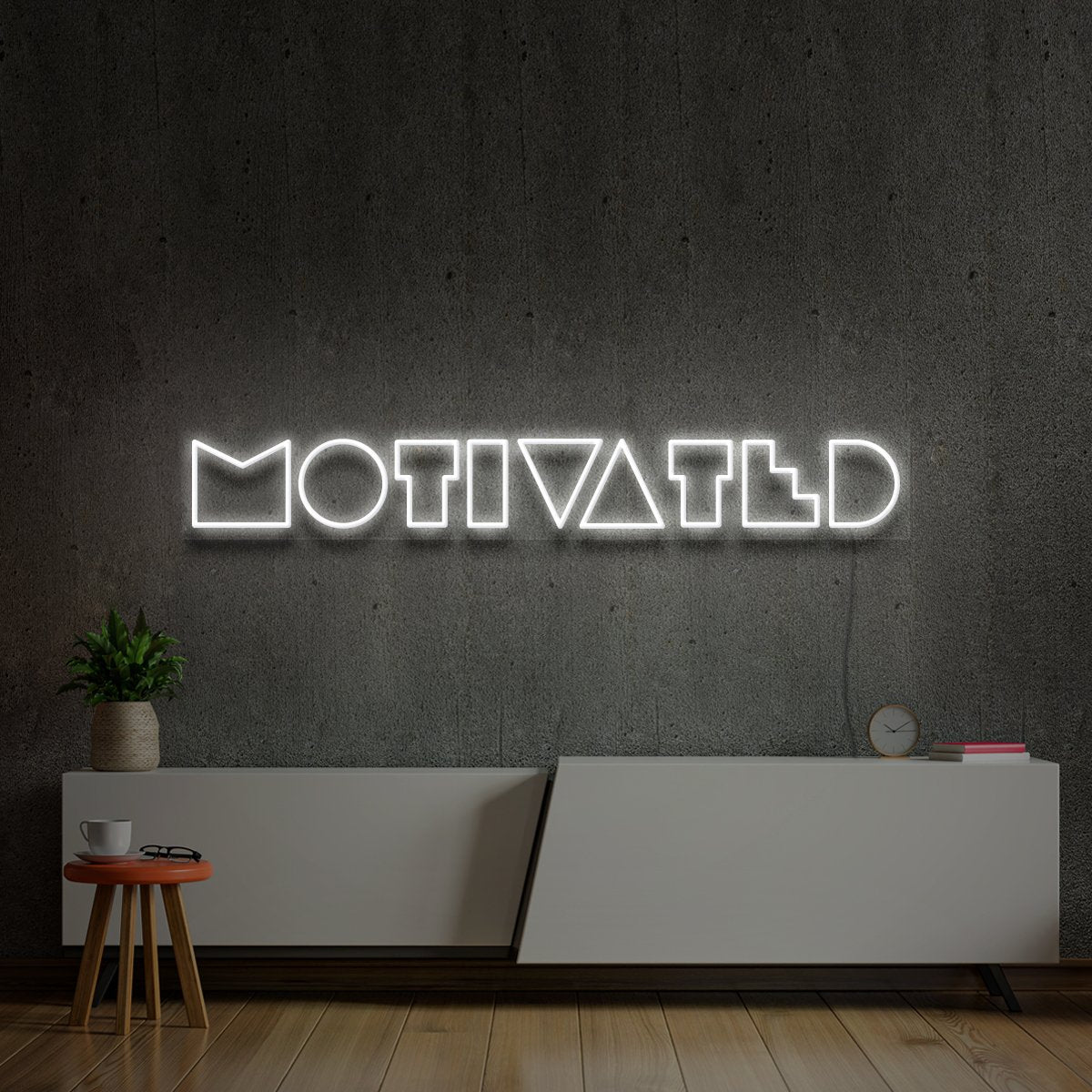 "Motivated" Neon Sign