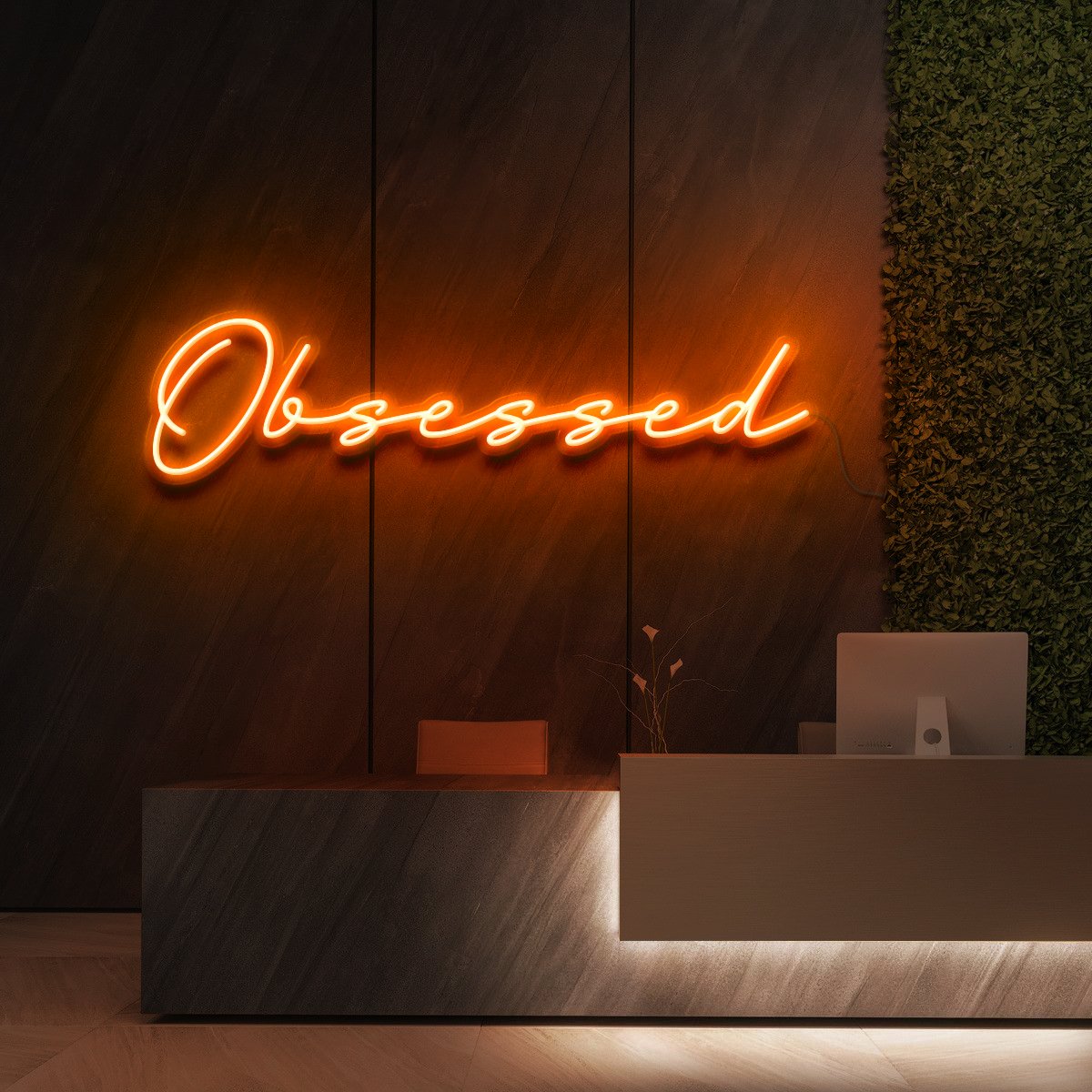 "Obsessed" Neon Sign for Beauty & Cosmetic Studios