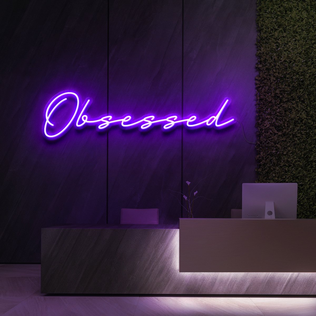 "Obsessed" Neon Sign for Beauty & Cosmetic Studios