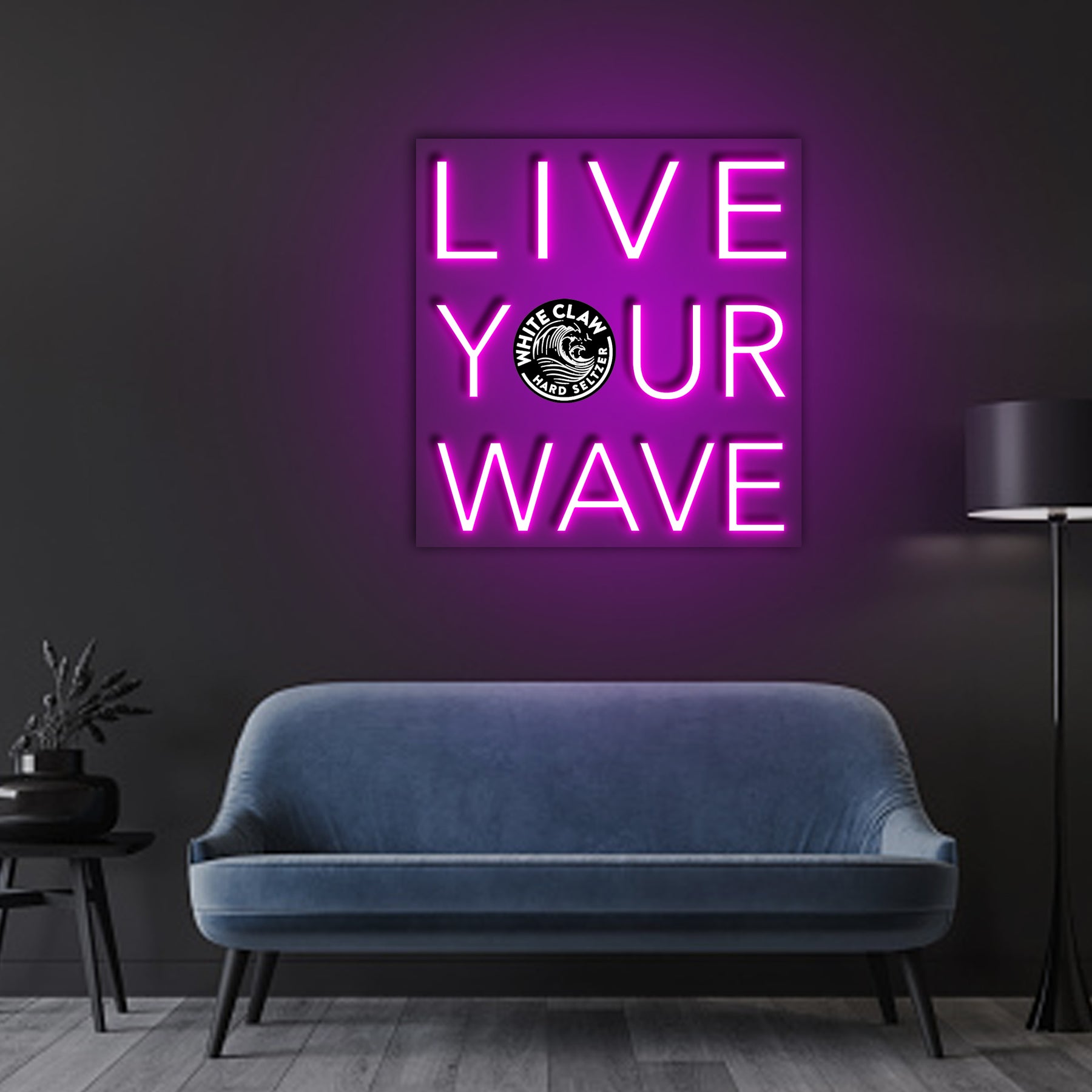 Live your wave Neon Sign