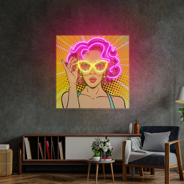 Neon Pop Art Sign  Light Up Your Art Space – Orant Neon