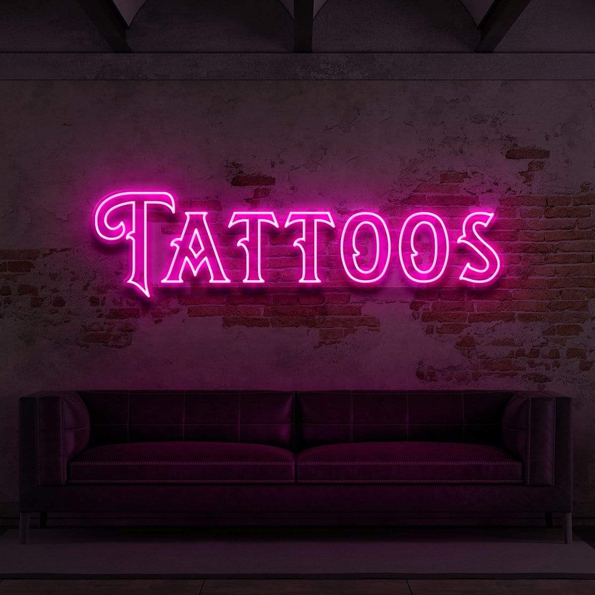 "Tattoos" Neon Sign for Tattoo Parlours