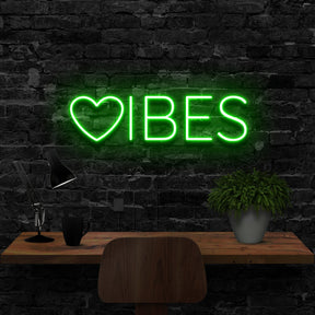 "VIBES" Neon Sign