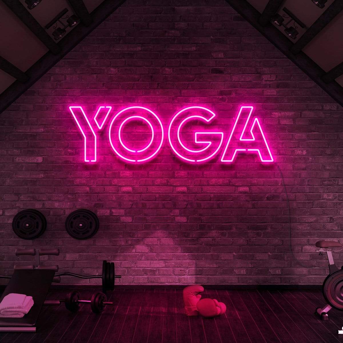 "Yoga" Neon Sign for Gyms & Fitness Studios