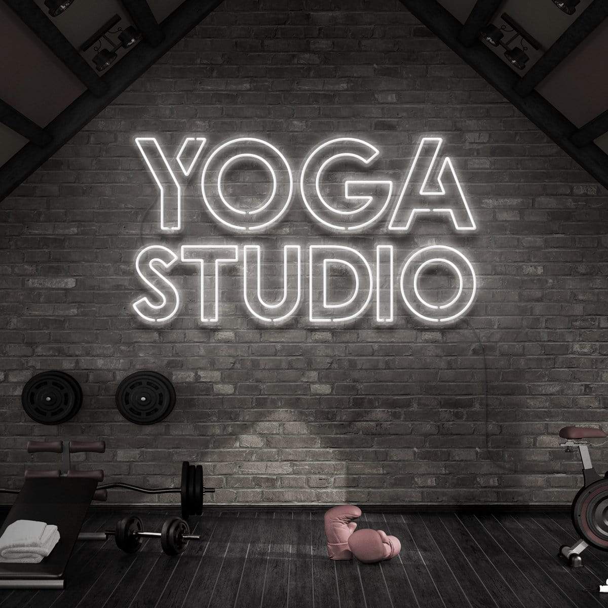 "Yoga Studio" Neon Sign for Gyms & Fitness Studios